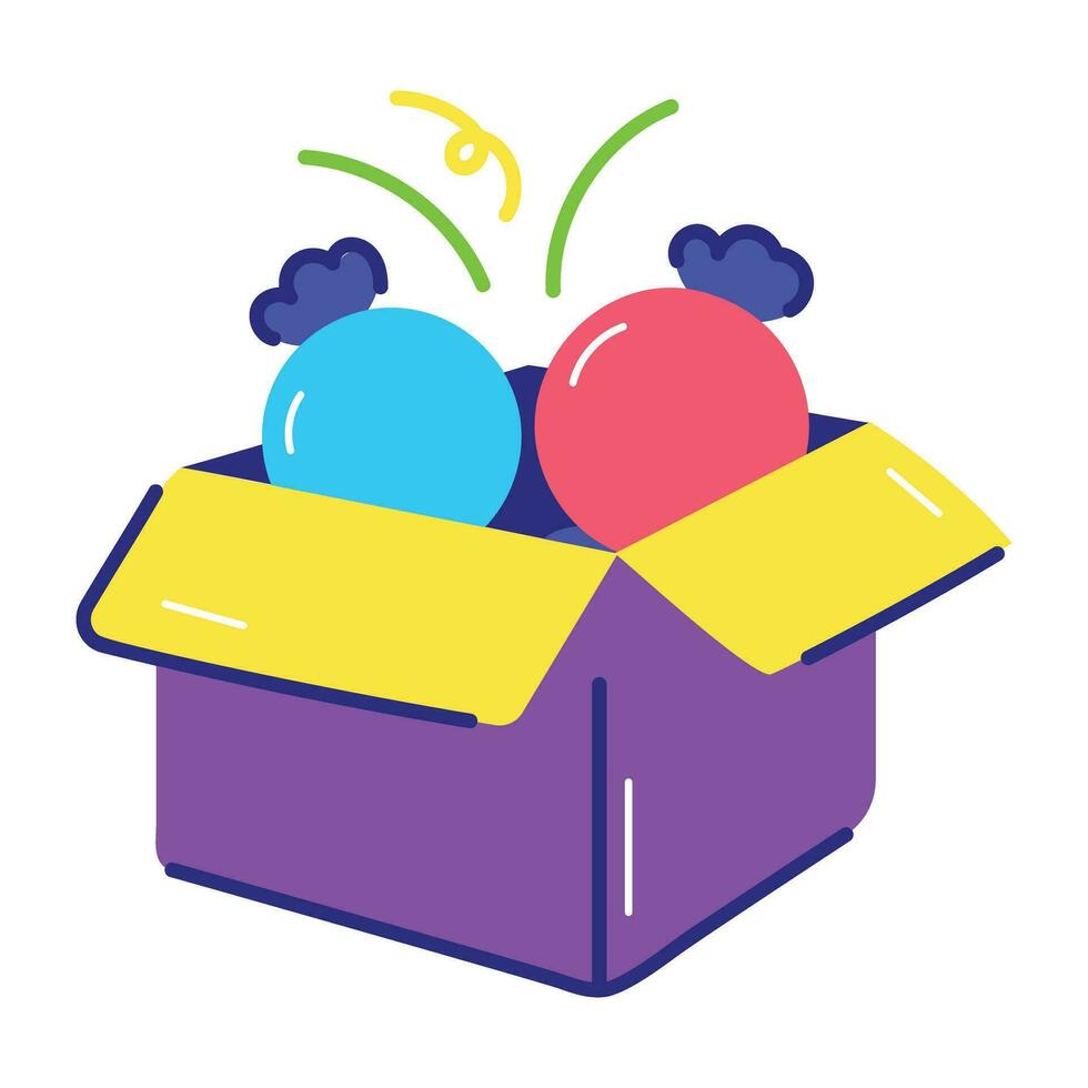 Trendy Candy Box 24821586 Vector Art at Vecteezy