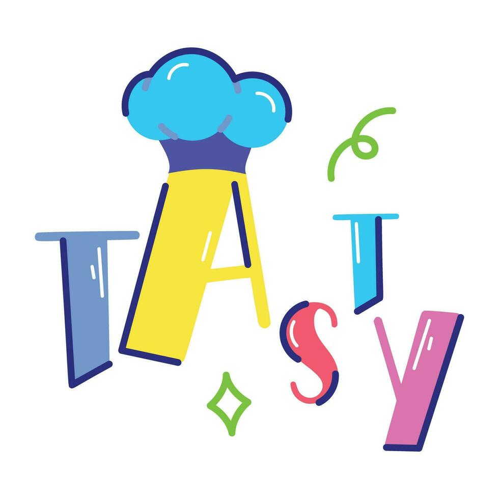 Trendy Tasty Word vector