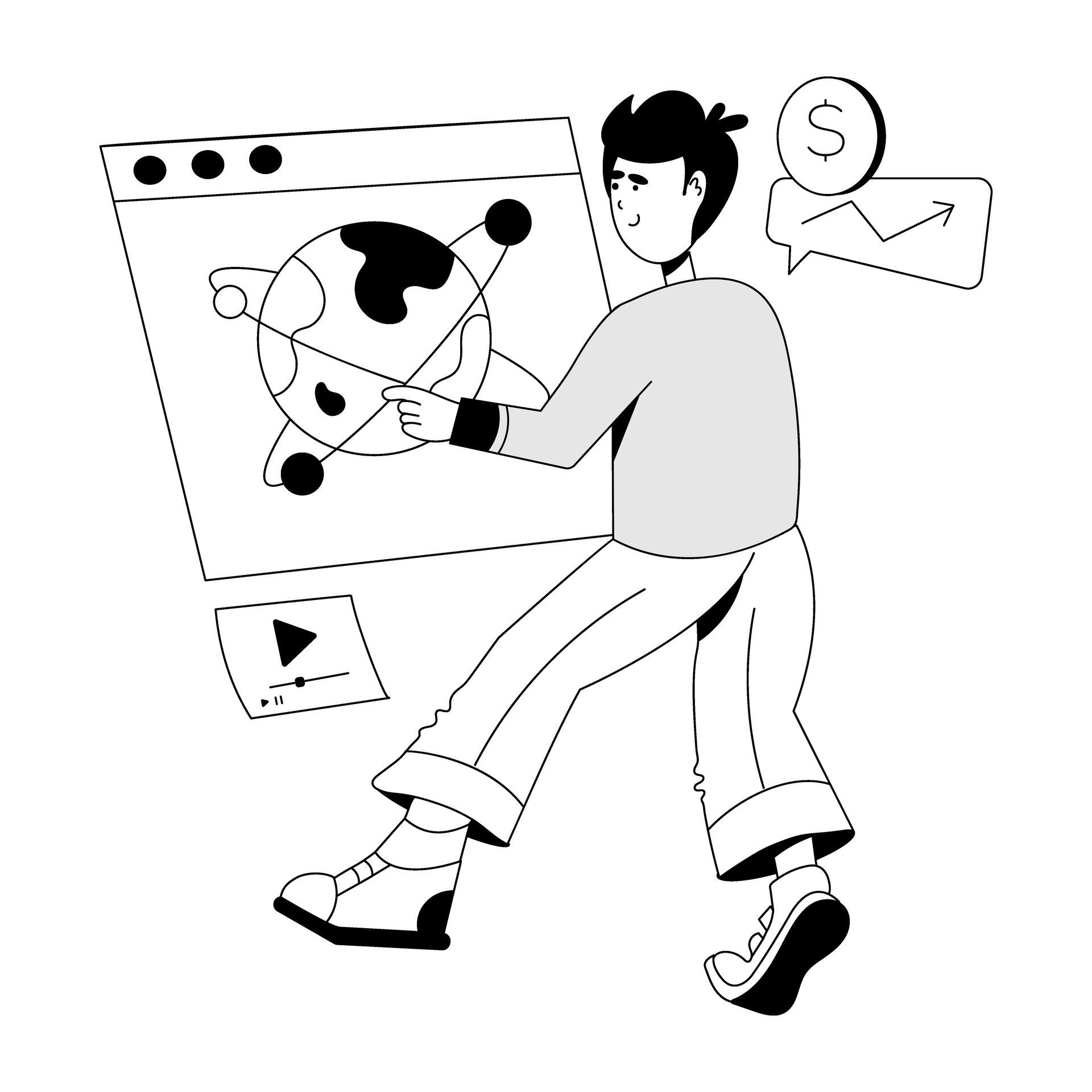 Trendy Global Trading 24821769 Vector Art at Vecteezy