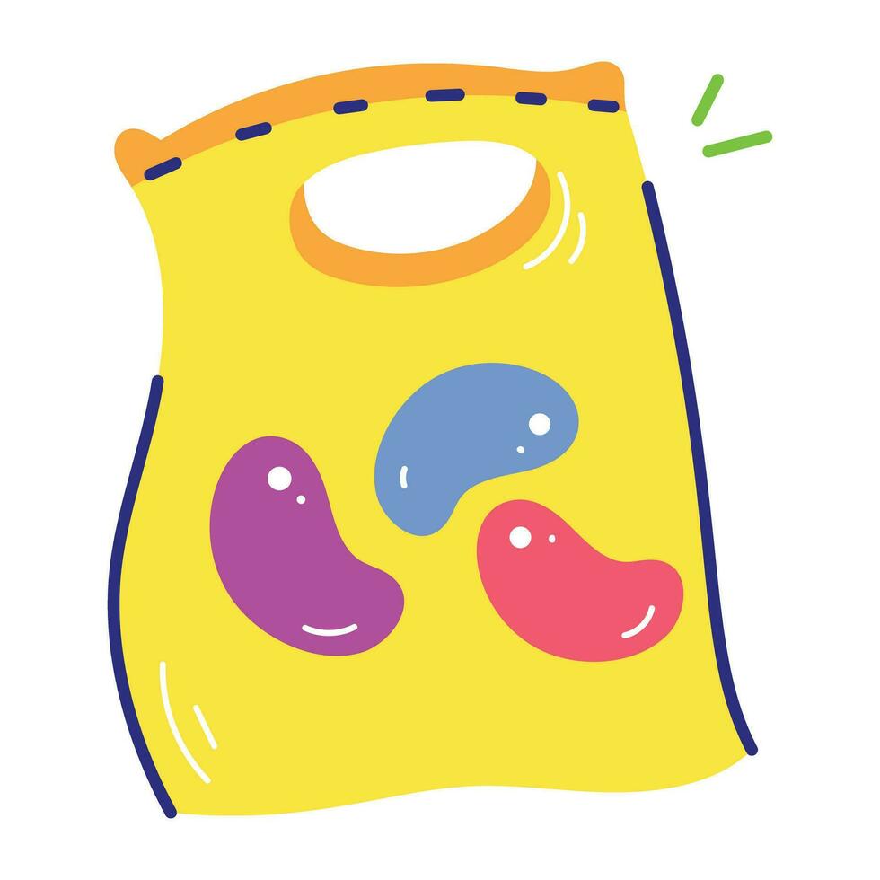 Trendy Jellies Pouch vector
