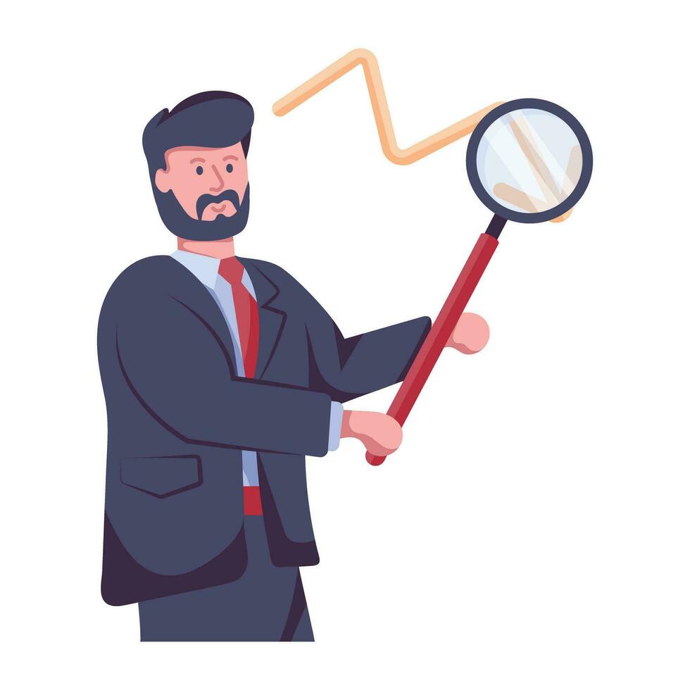 Trendy Loss Analysis vector