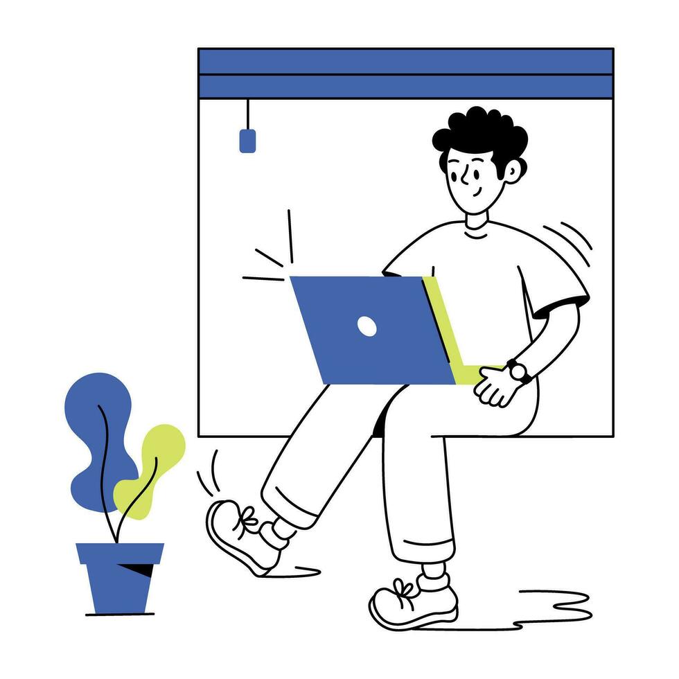 Work from Home vector
