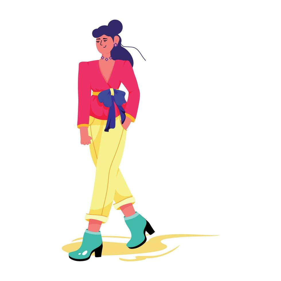 Trendy Party Wear vector