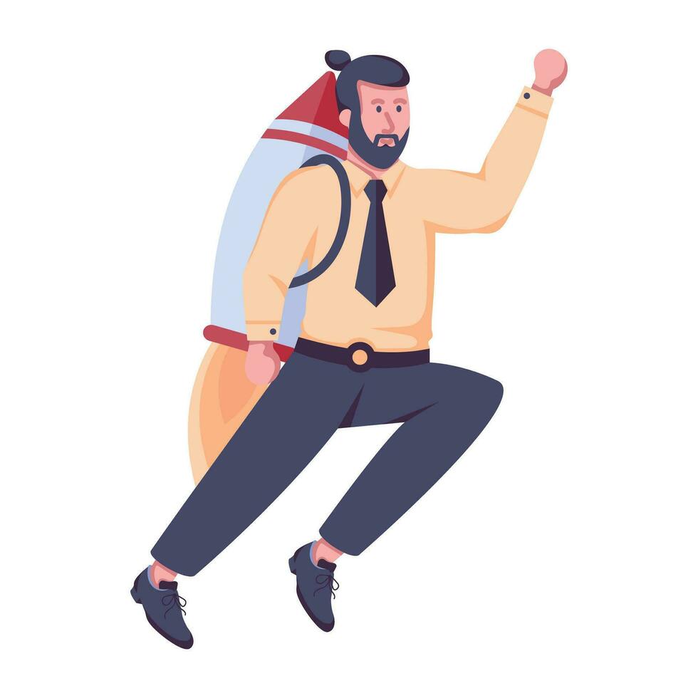 Trendy Startup Concepts vector