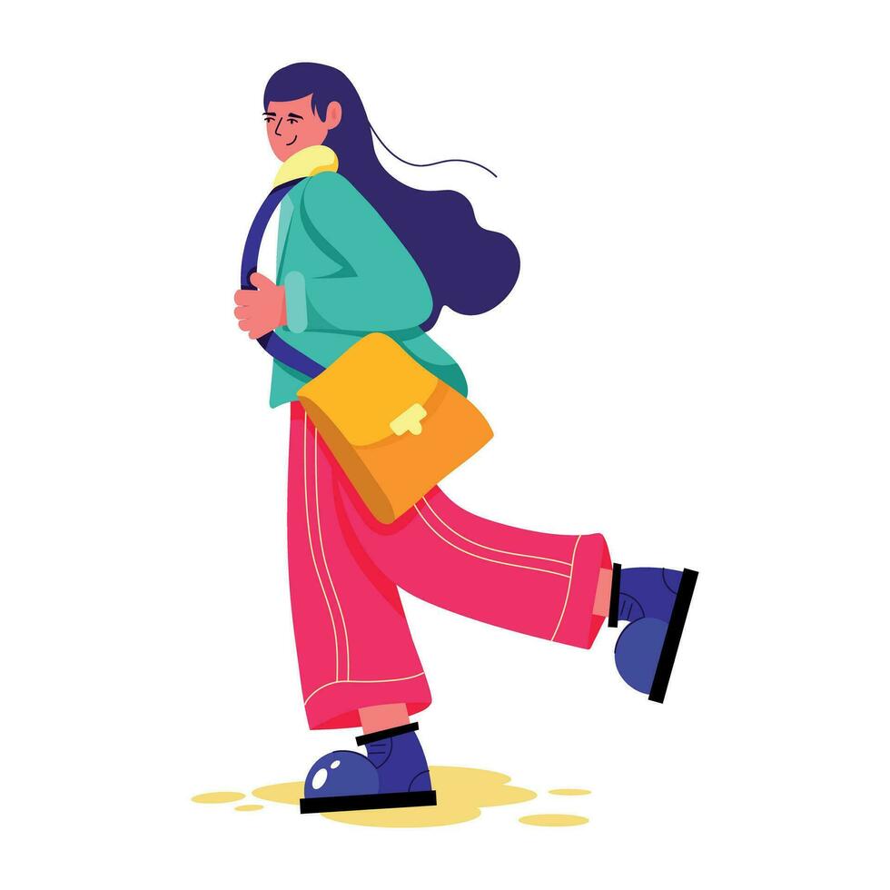 Trendy Winter Look 24822559 Vector Art at Vecteezy