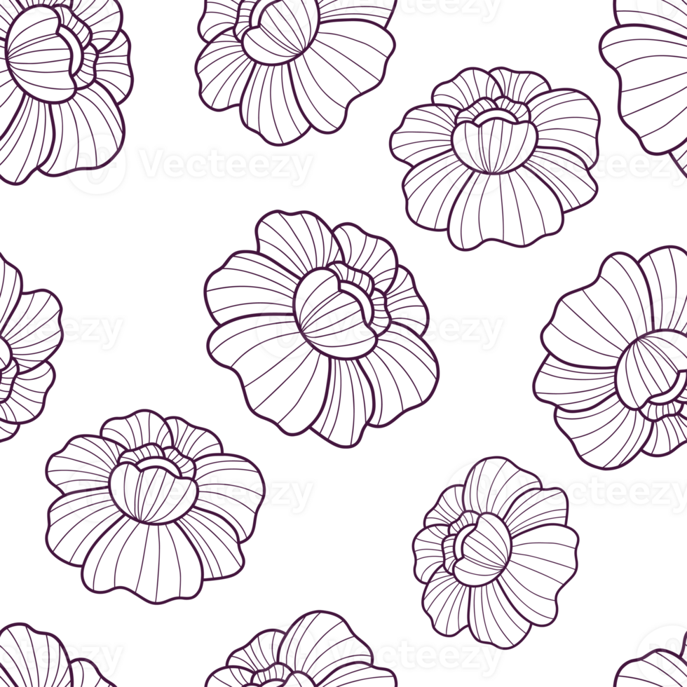 Floral seamless pattern png