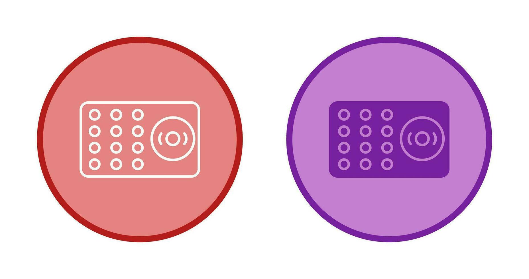 Unique Ring Alarm Vector Icon
