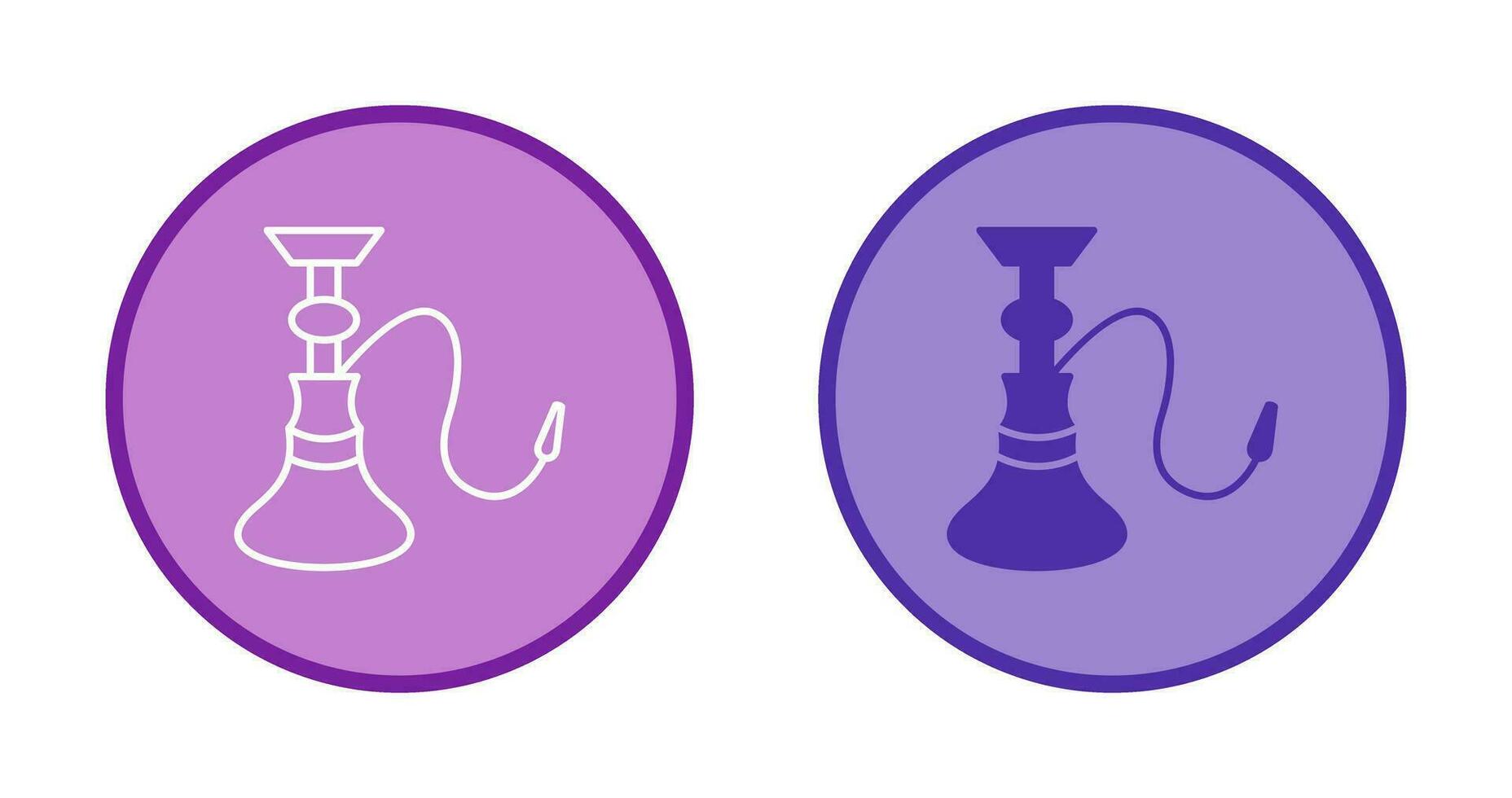 Unique Hookah Vector Icon