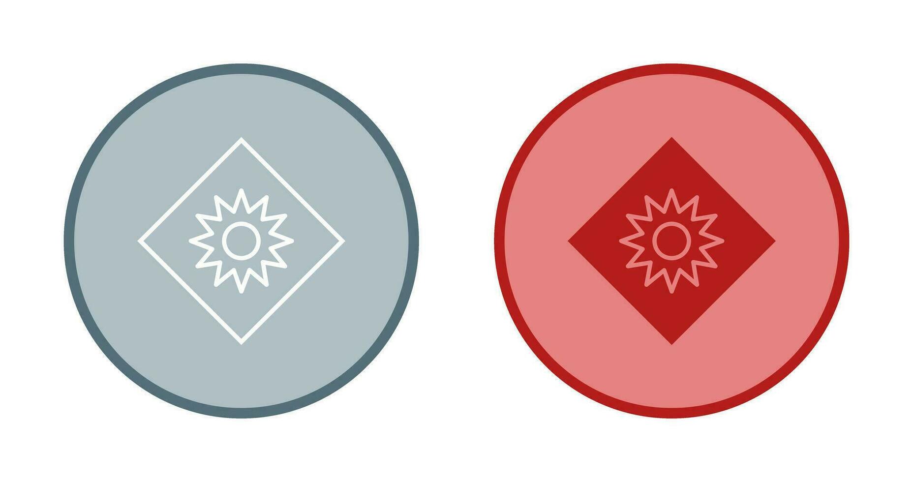 Optical Radiation Vector Icon