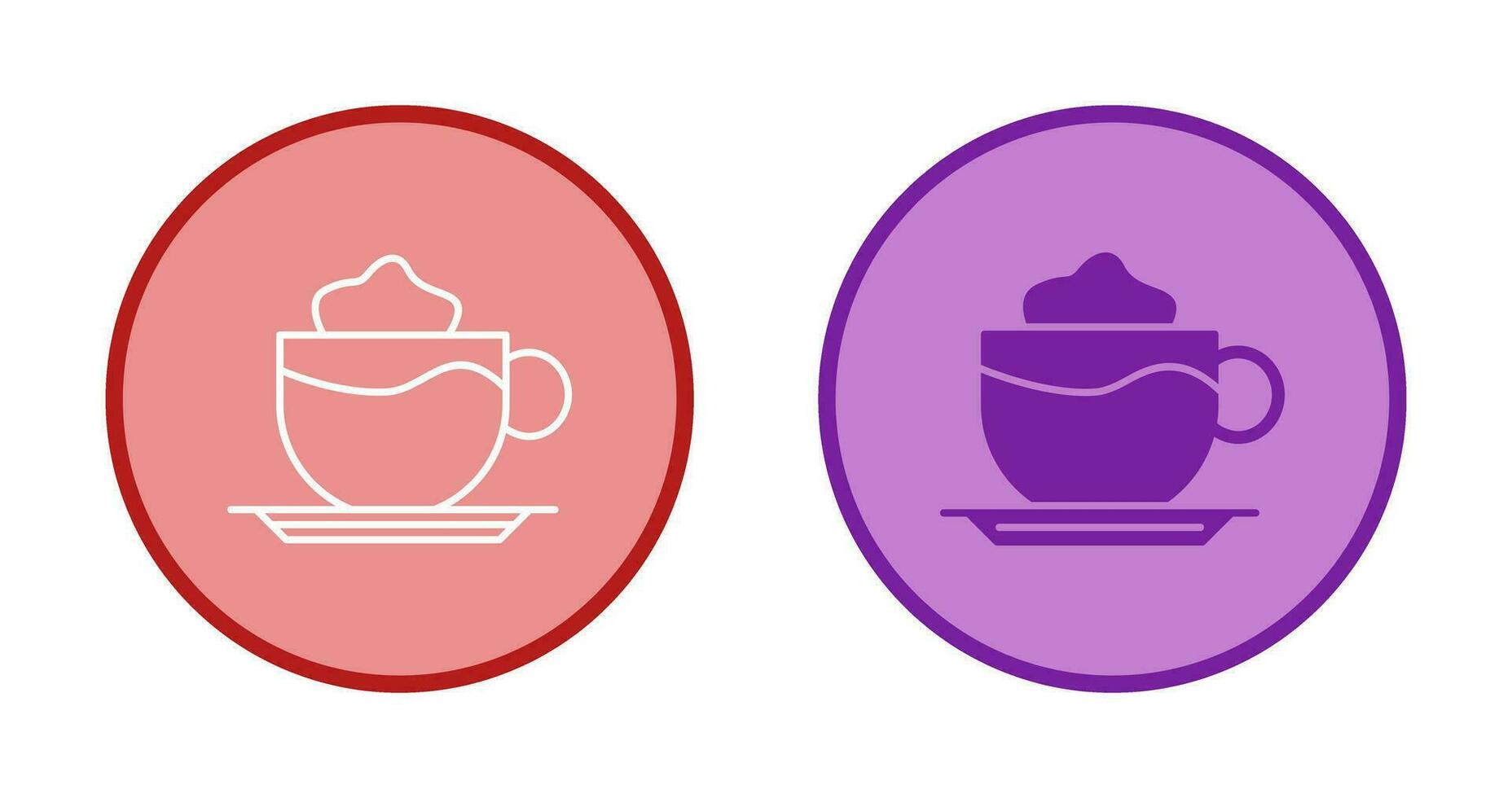 Latte Vector Icon