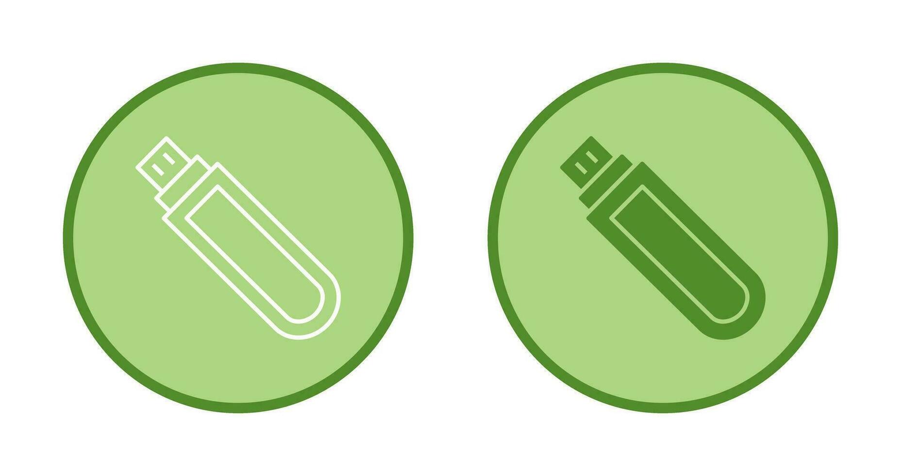 Unique USB Drive Vector Icon