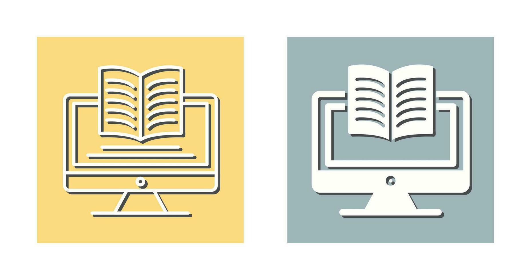 Digital Learning Vector Icon