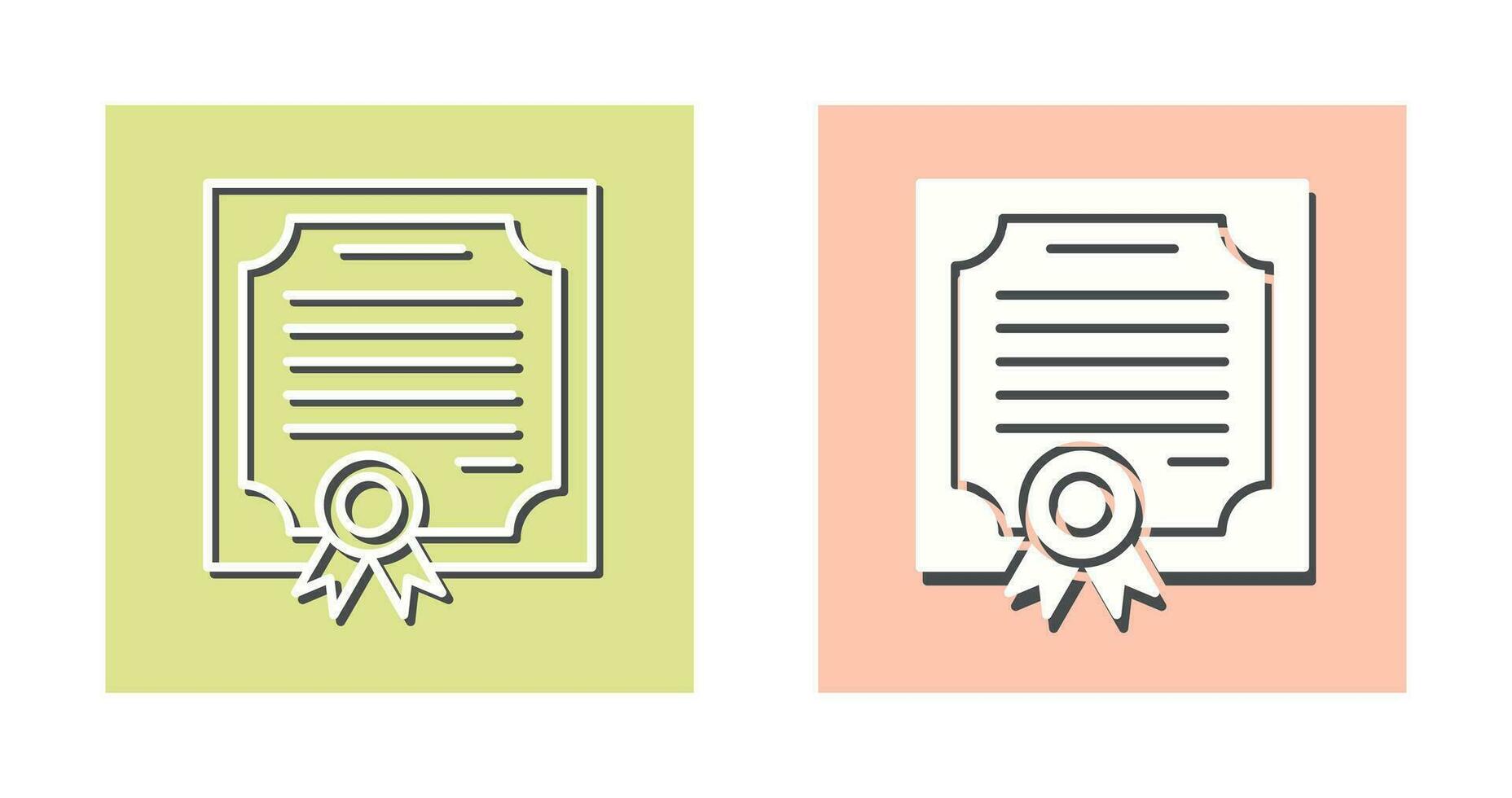 Certificate Vector Icon