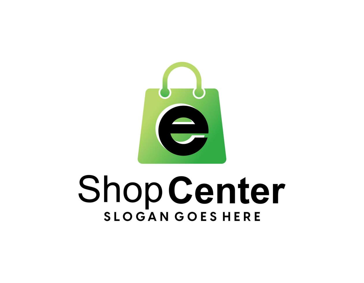 Online Shop Logo Template Design Vector