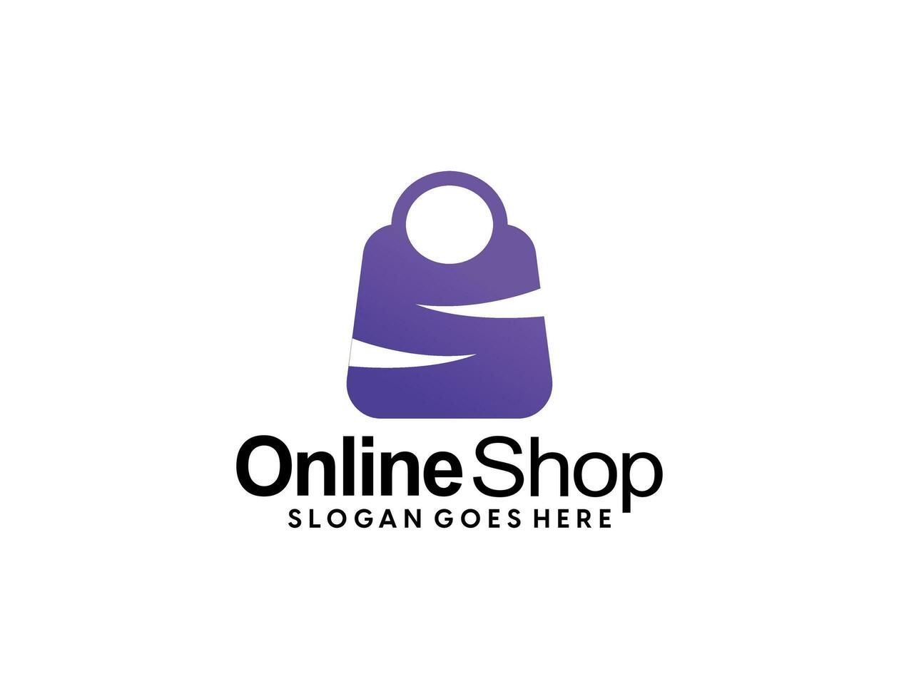 Online Shop Logo designs Template. Illustration vector graphic of shopping cart and shop bag combination logo design concept. Perfect for Ecommerce, sale, discount or store web element. Company emblem