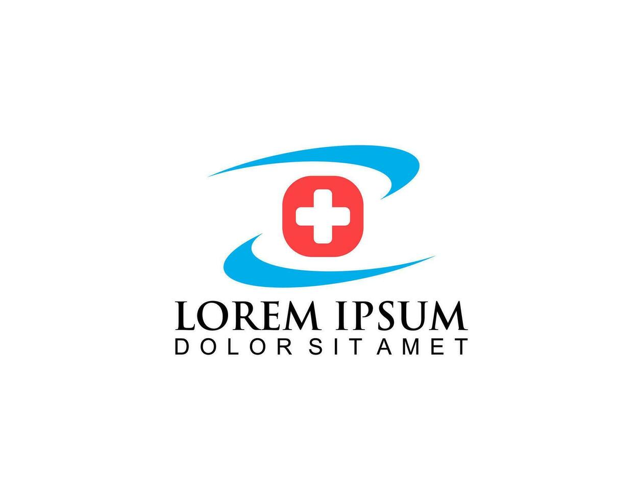 Medical pharmacy logo design template.- vector illustrator