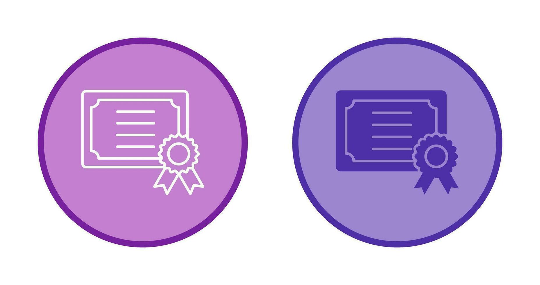 Certificate Vector Icon