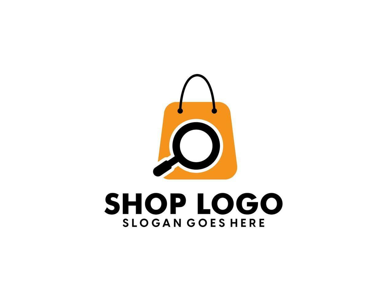 en línea tienda logo diseños modelo. ilustración vector gráfico de puntero flecha y tienda bolso combinación logo diseño concepto. Perfecto para comercio electrónico, venta, descuento o Tienda web elemento. empresa emblema