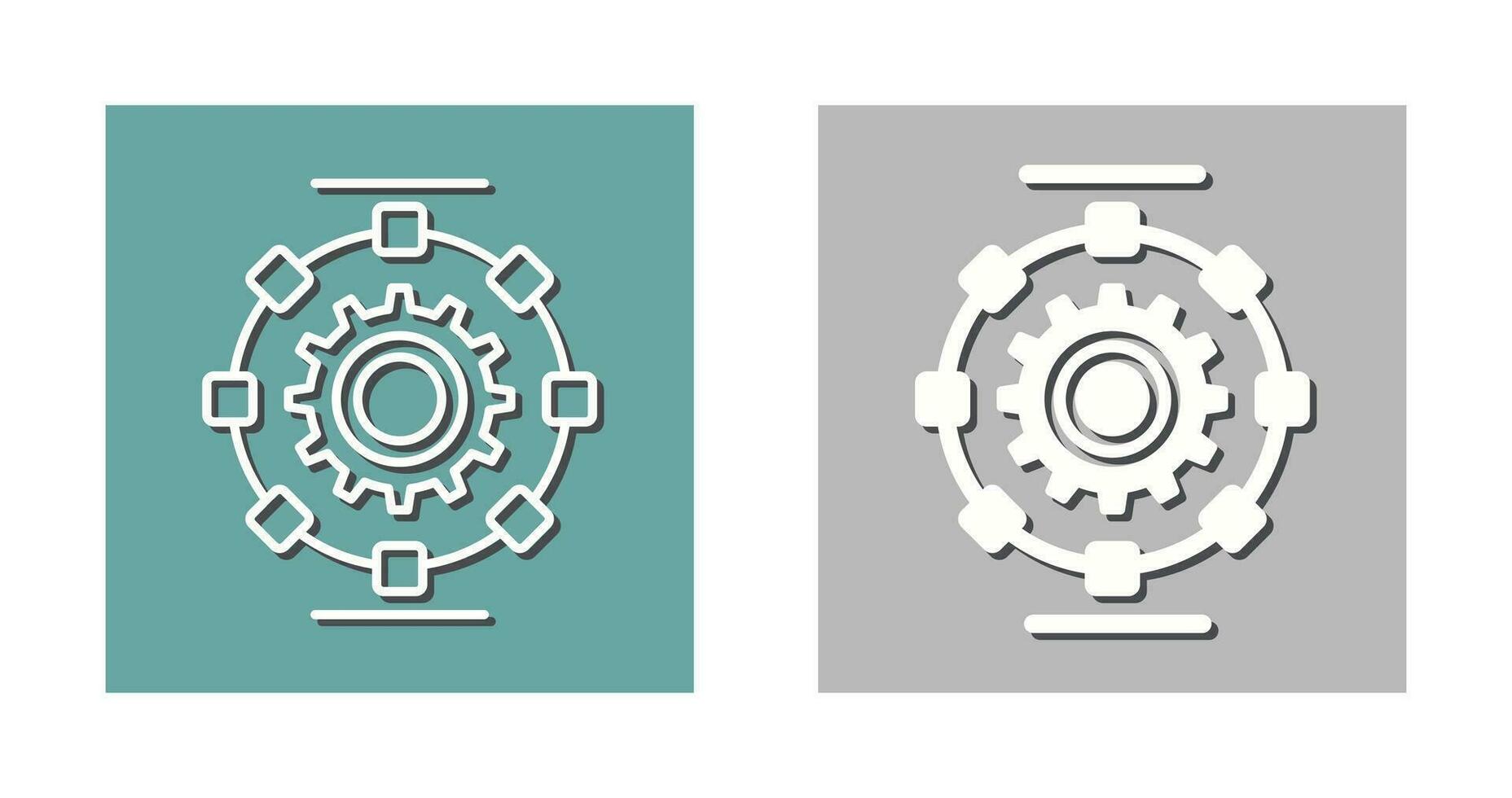 Automated Process Vector Icon