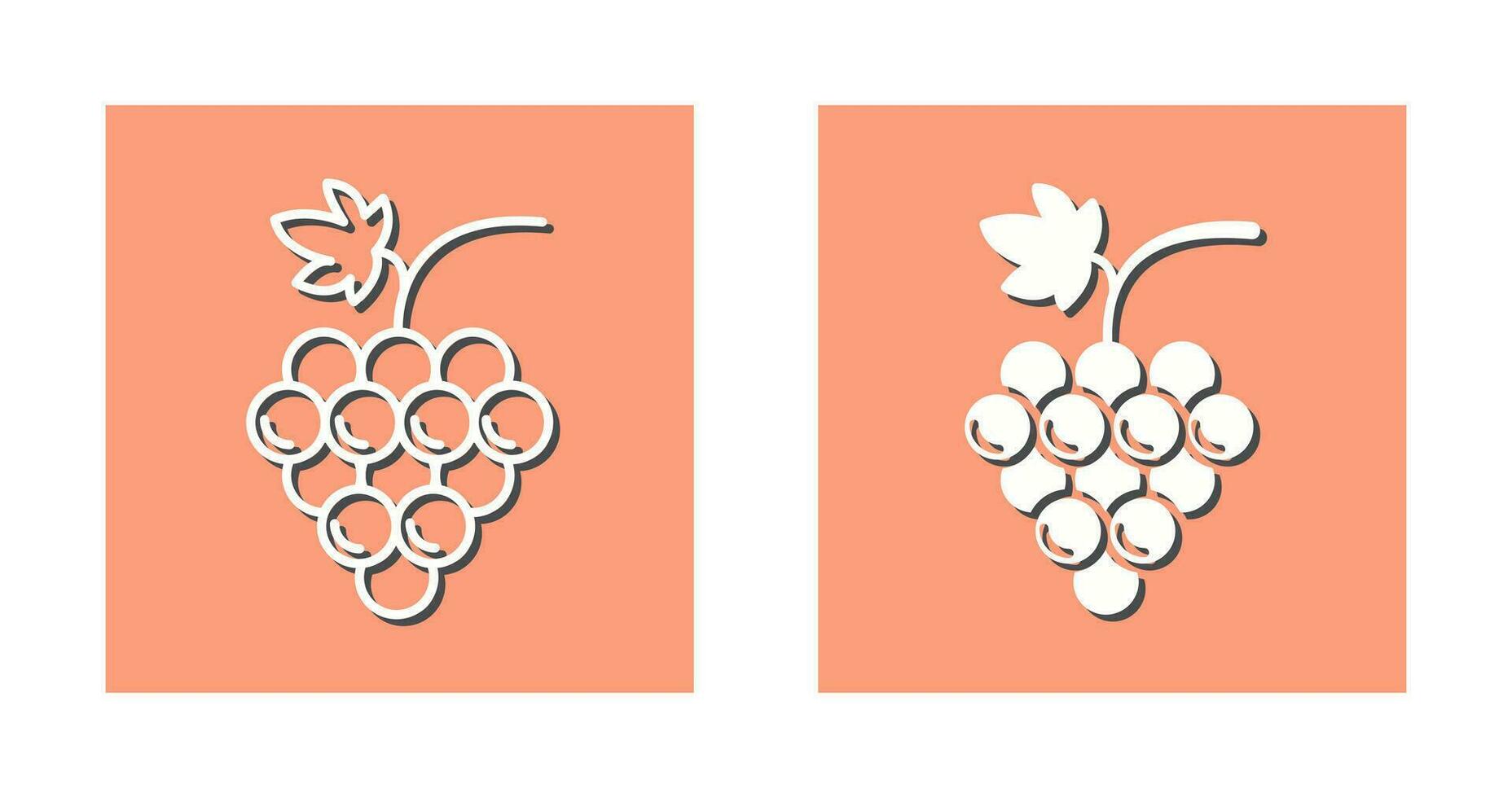 Grapes Vector Icon