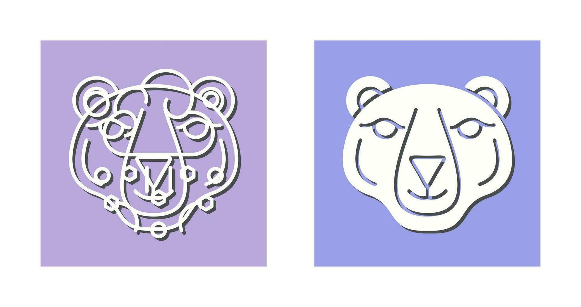 Polar Bear Vector Icon