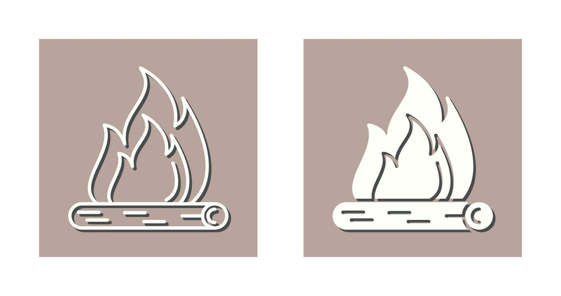 icono de vector de fuego