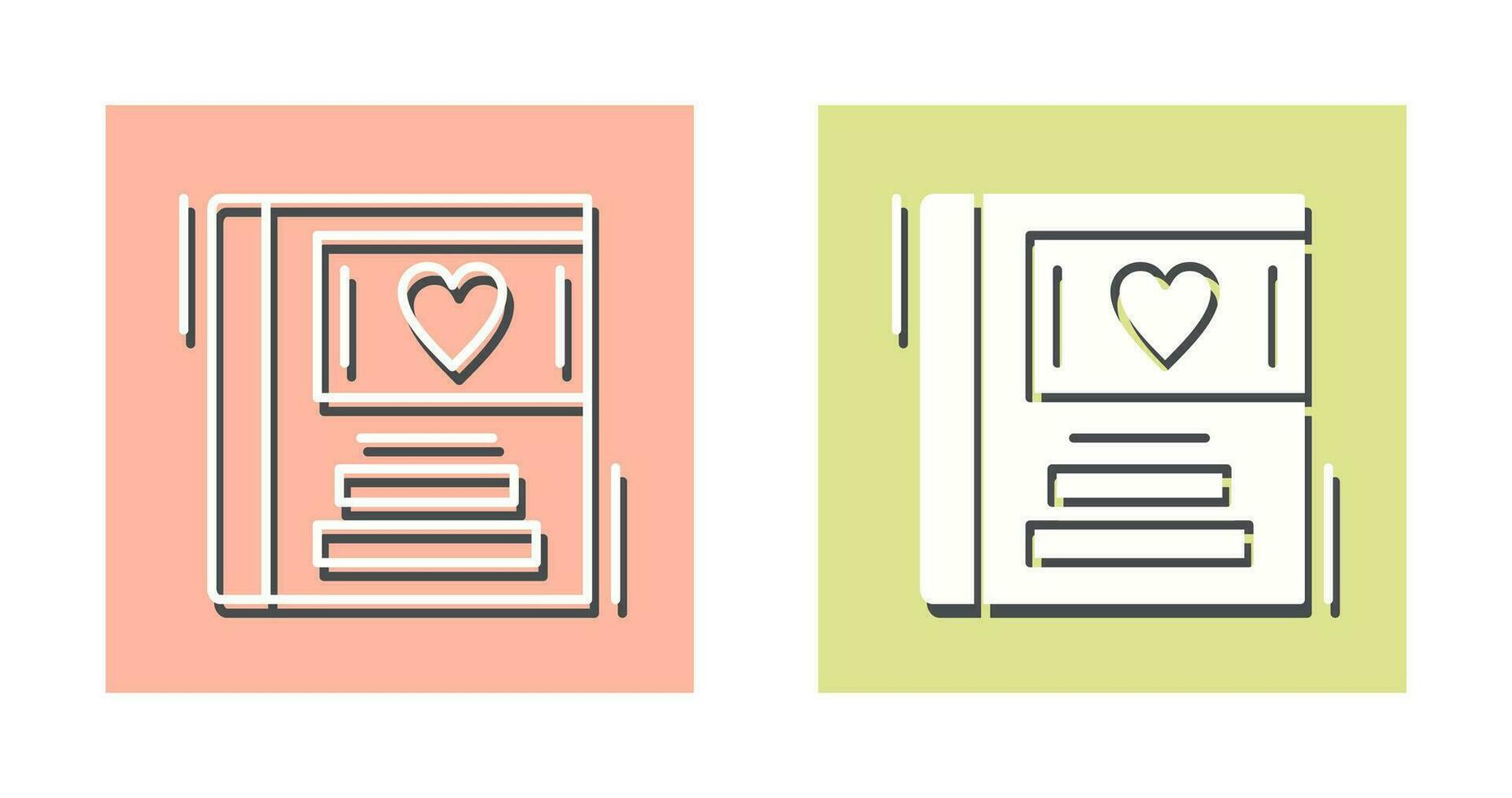 Wedding Album Vector Icon