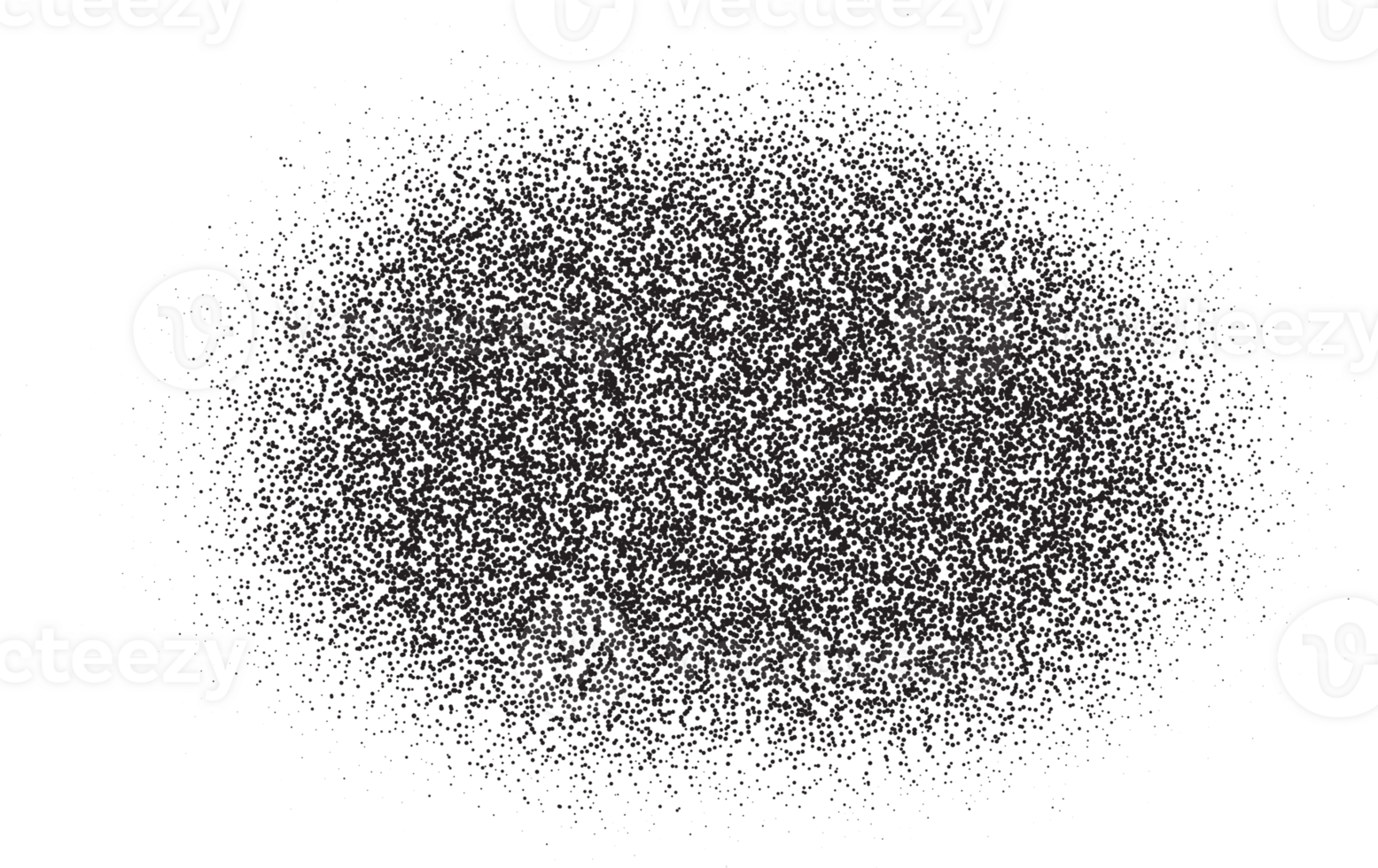 verstuiven verf cirkel bekladden met lawaai structuur effect. korrelig stippel zwart plons. grunge inkt stippel plek. png