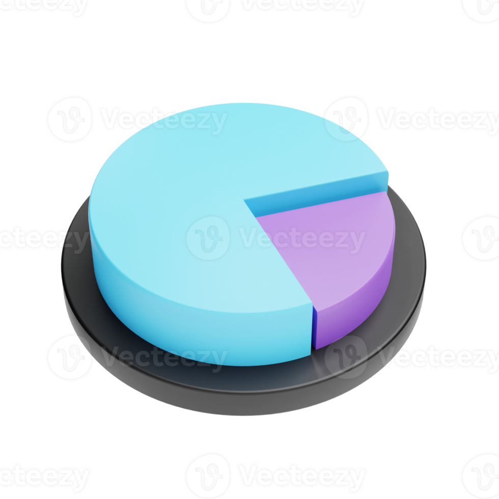 3d circulo diagrama icono png