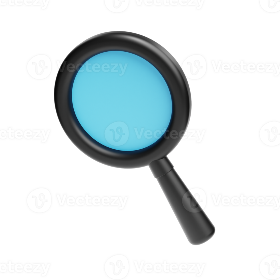3d Magnifying Glass Icon png
