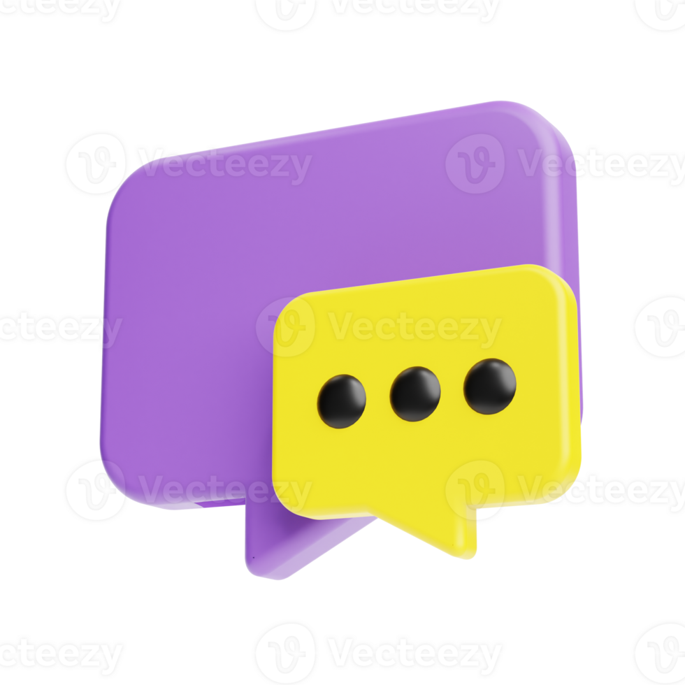 3d Chat Icon png
