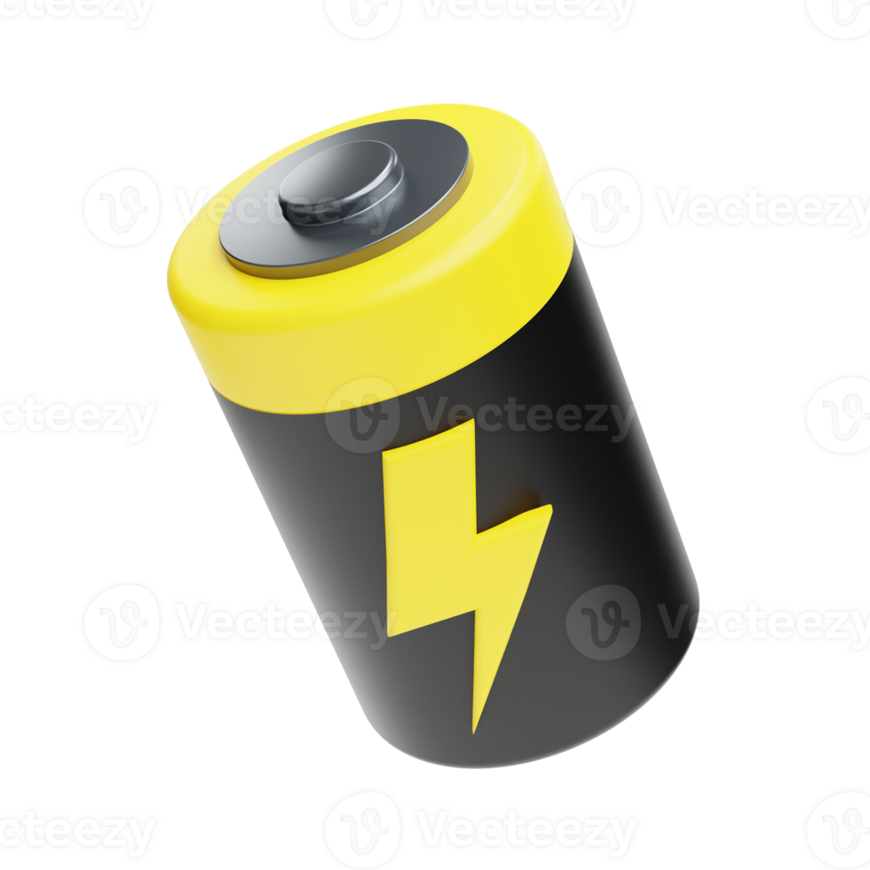 3d batterie icône png