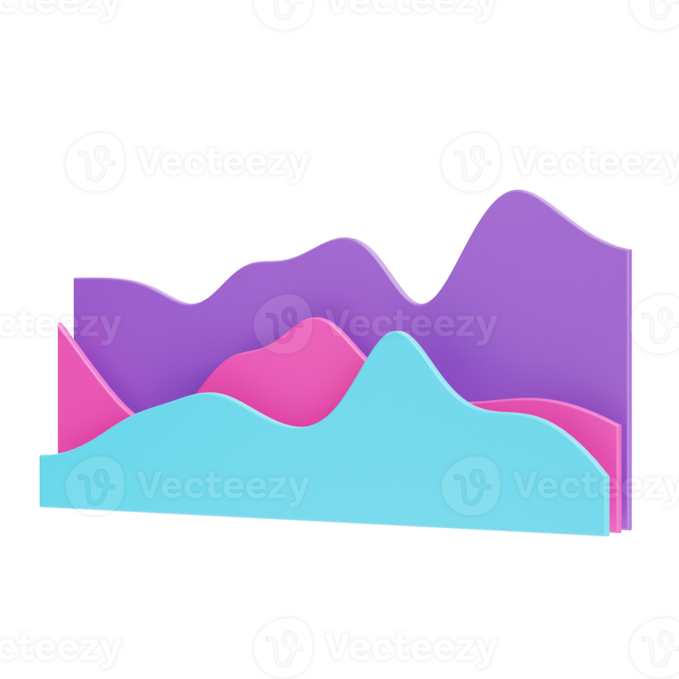 3d Wave Diagram Icon png