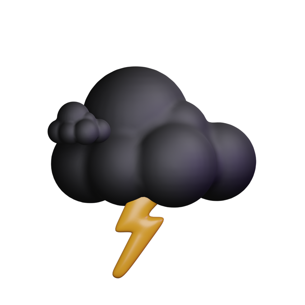 3d weather icon night png