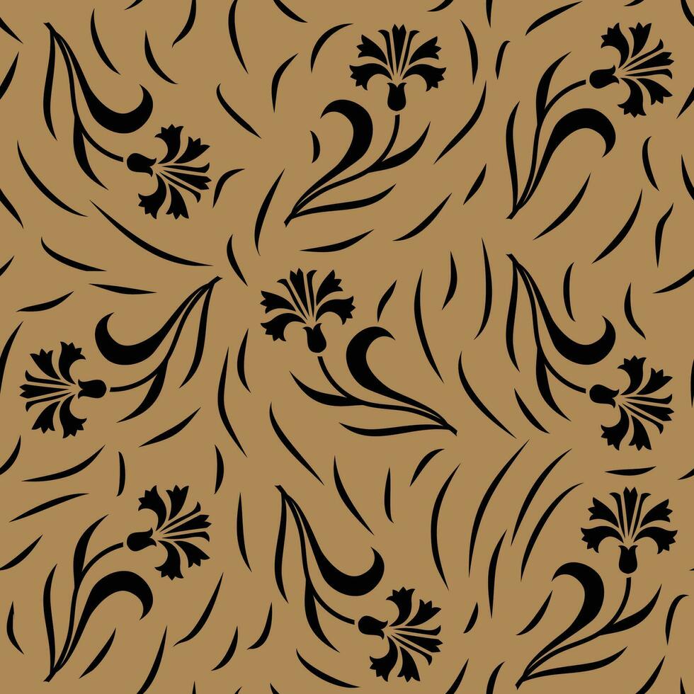 Beautiful Vector. Seamless Pattern. Textile print of fabric vector