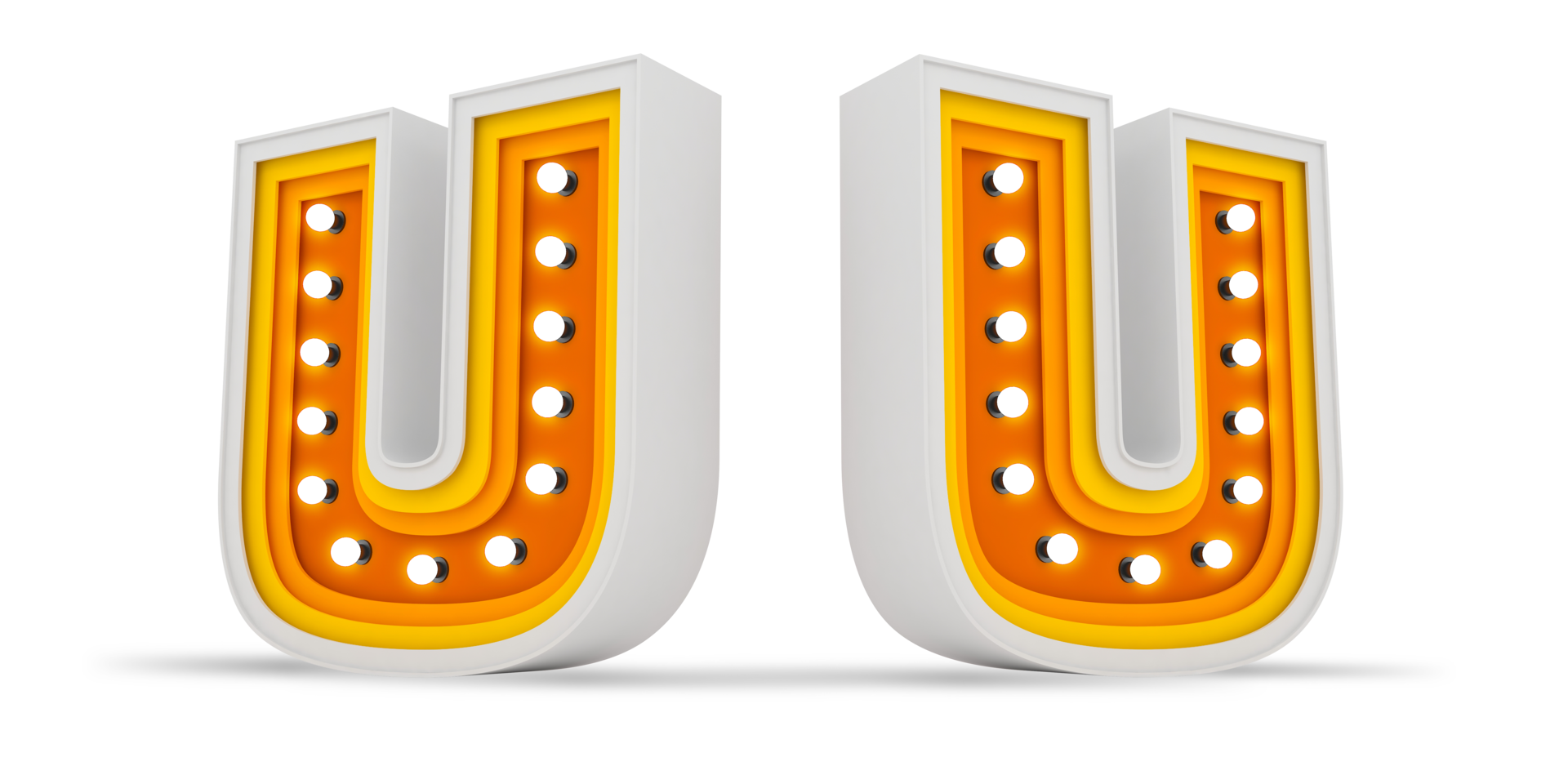 Colorful alphabet light bulb, Color layer and Deep text 3d rendering Illustration, Color layer and Deep text 3d rendering Illustration. png