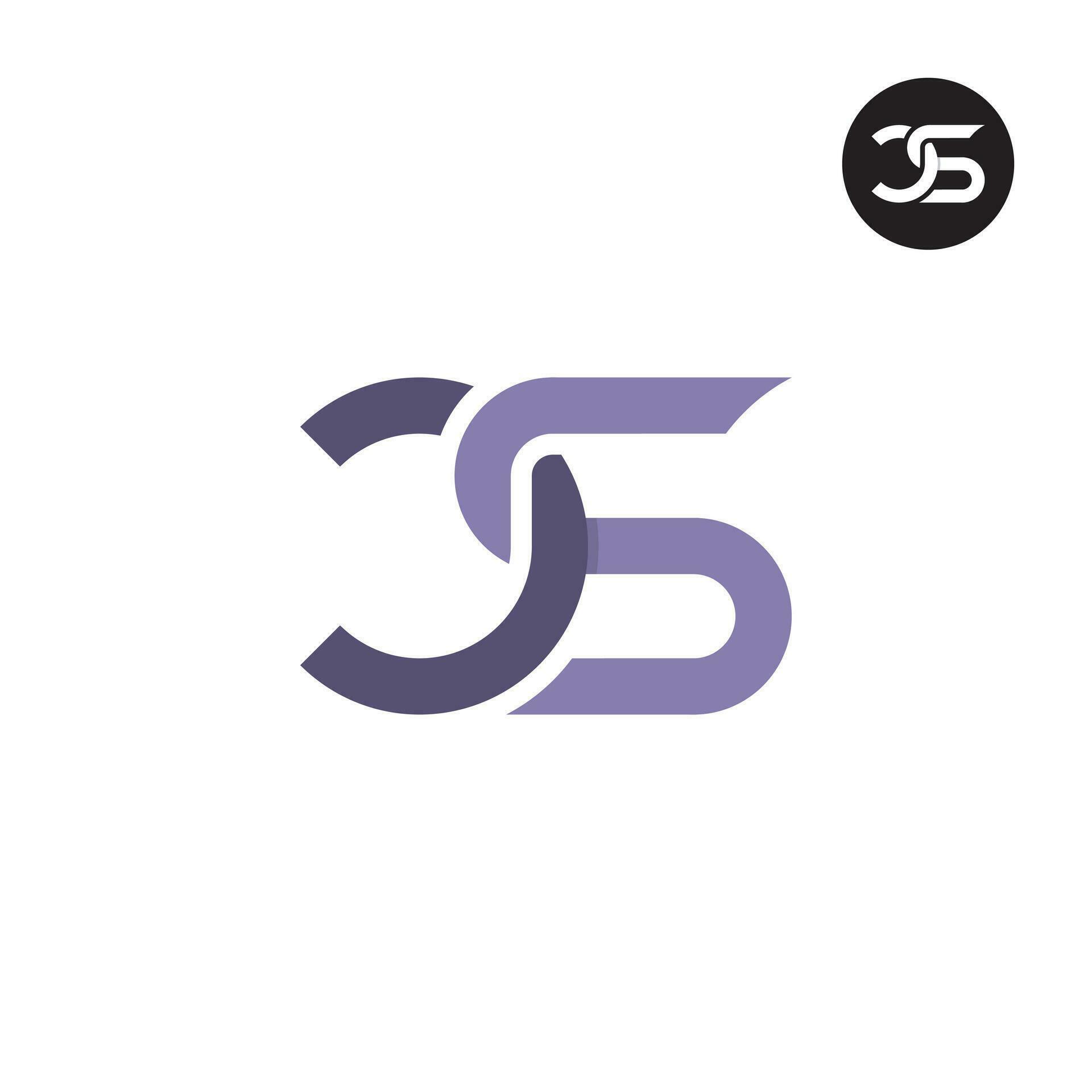 Letter CS Monogram Logo Design 24825957 Vector Art at Vecteezy