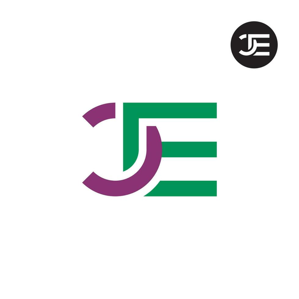 Letter CE Monogram Logo Design vector