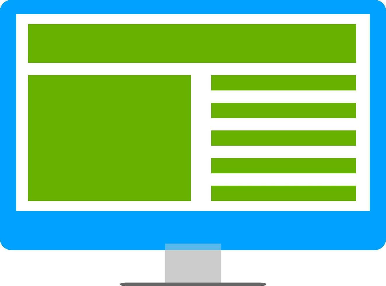 3d open colorful computer on white background. vector