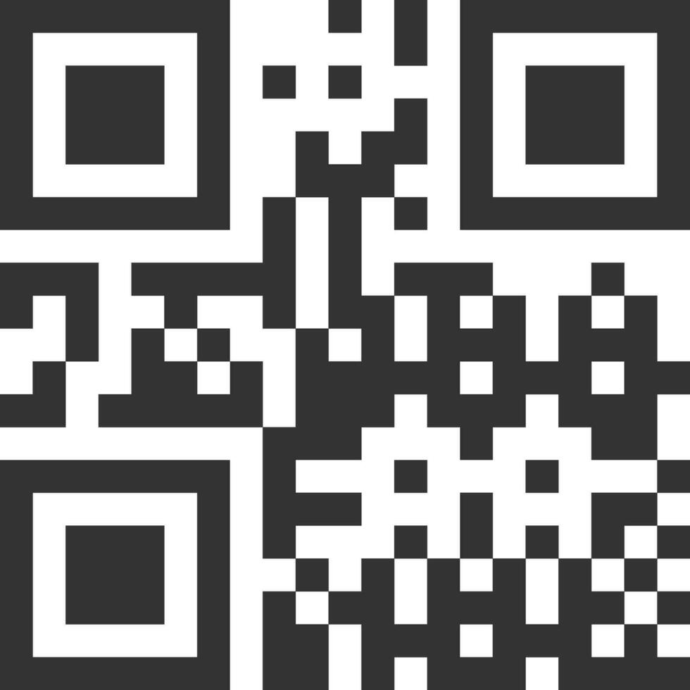 QR code scanning on white background. vector