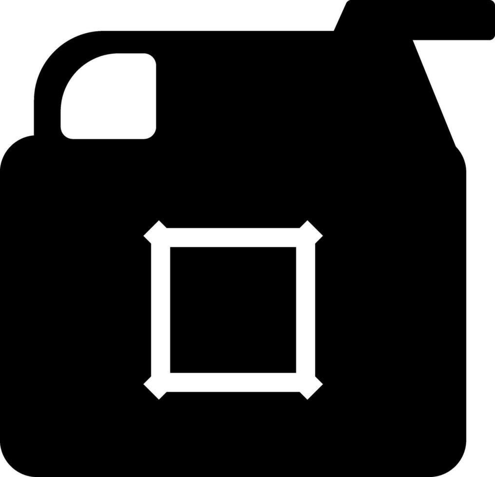 Fuel Canister icon in flat style. vector