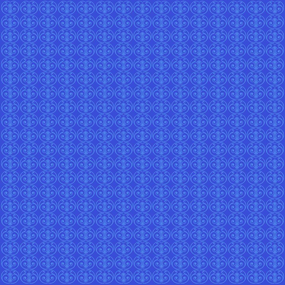 Seamless pattern background in blue color. vector