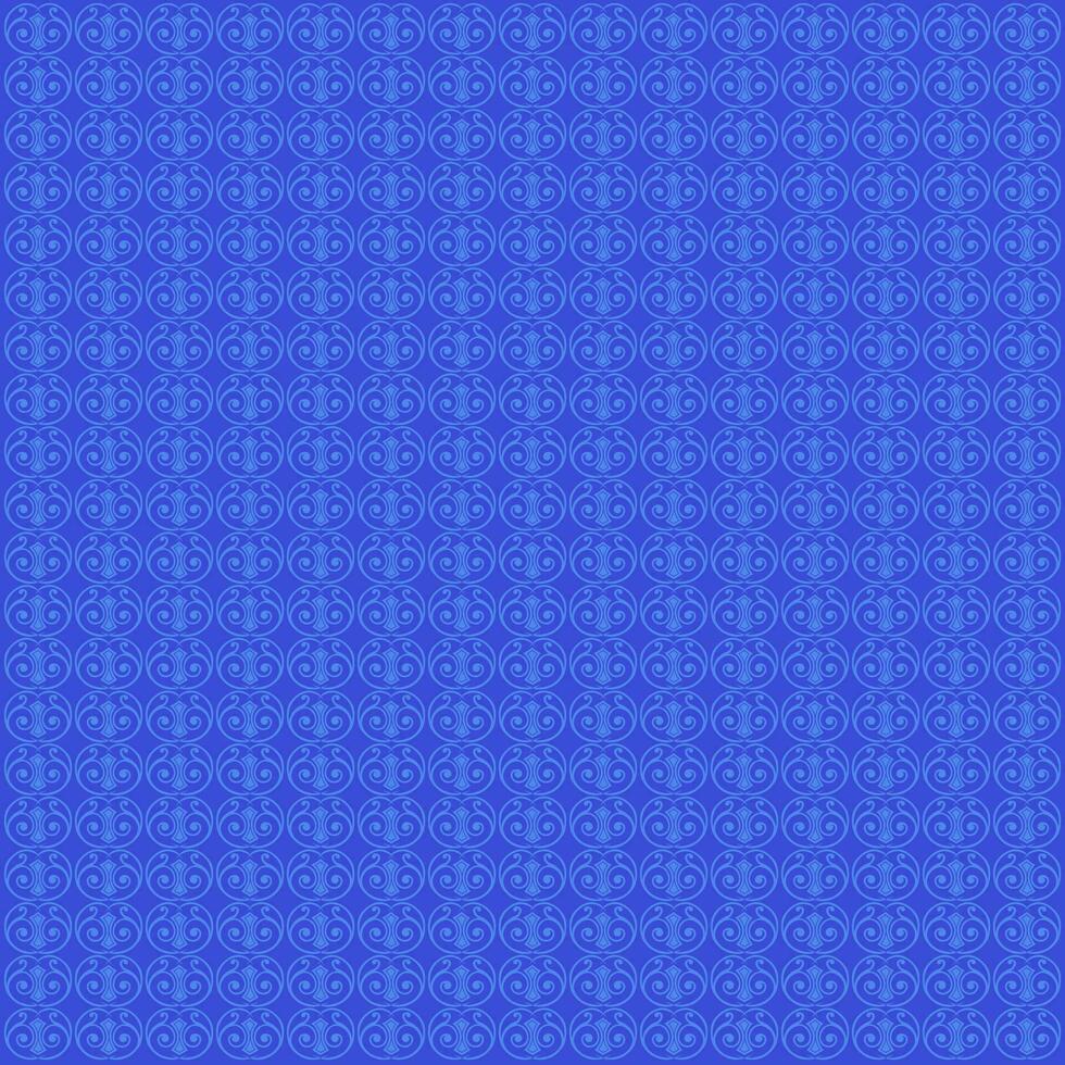 Seamless pattern background in blue color. vector