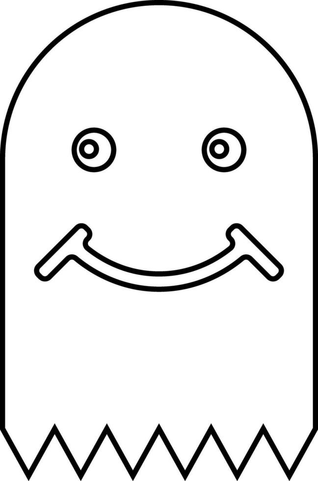 Jellyfish icon or symbol. vector