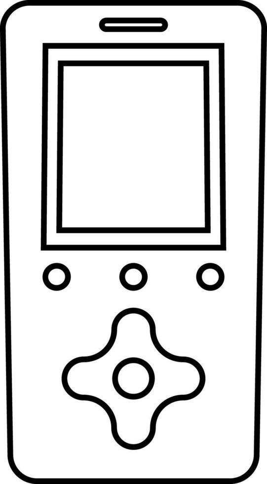 Game controller in flat style. vector