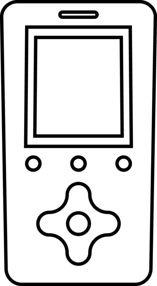 Game controller in flat style. vector