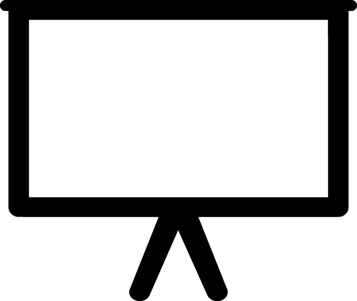 Flat illustration of a board. vector