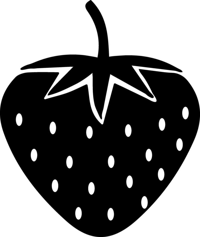 Flat illustration of strawberry. 24827530 Vector Art at Vecteezy