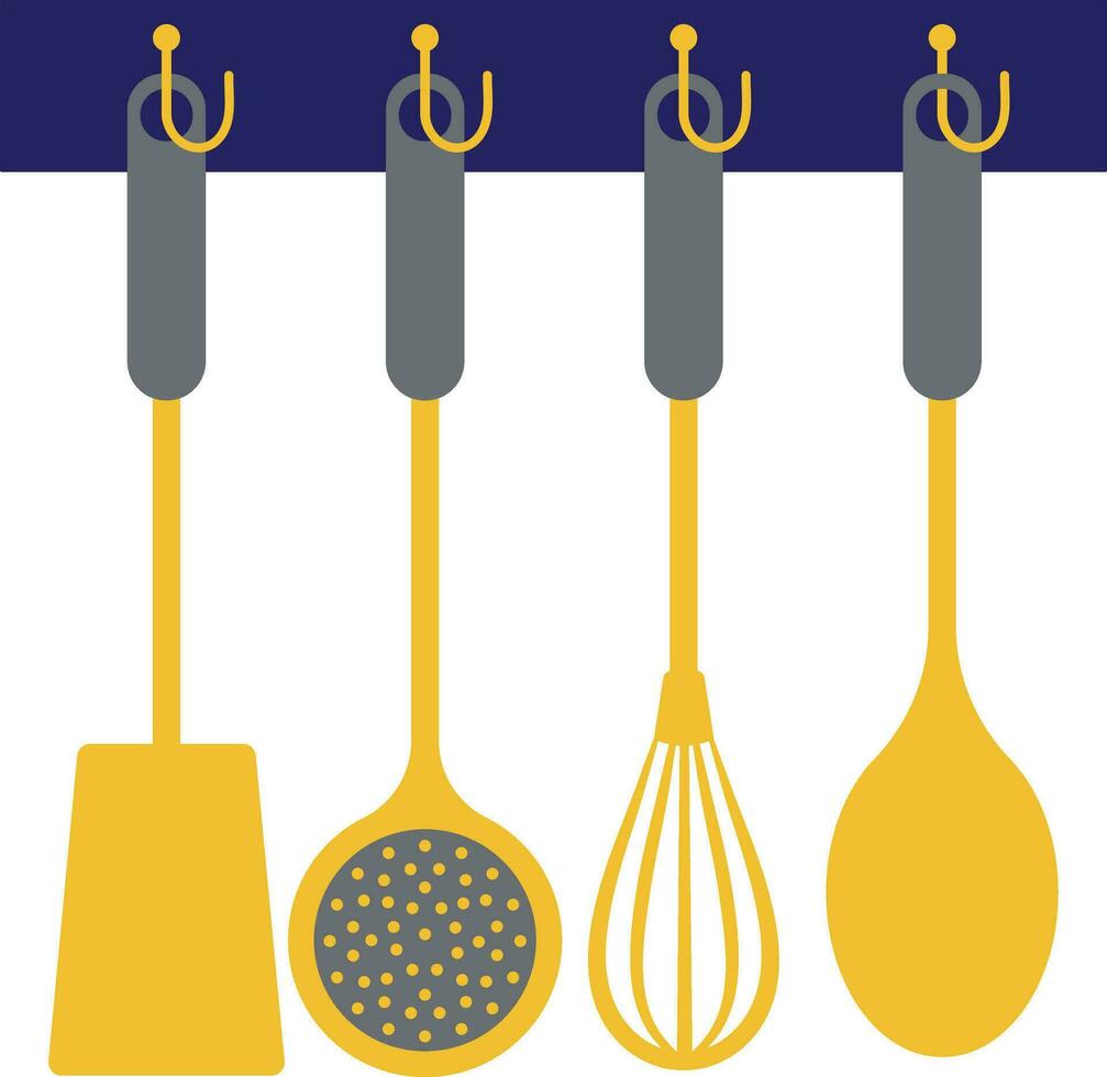 Kitchenware tools sets icon. vector