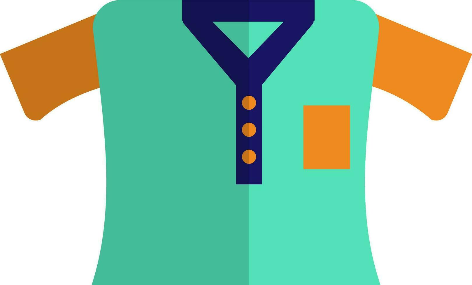 ilustración de un camisa icono. vector